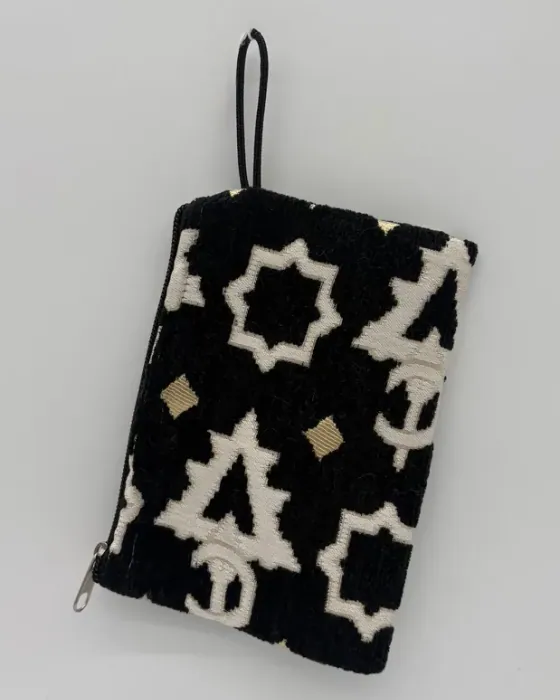 Petite Pochette Zellij — Noir & Or