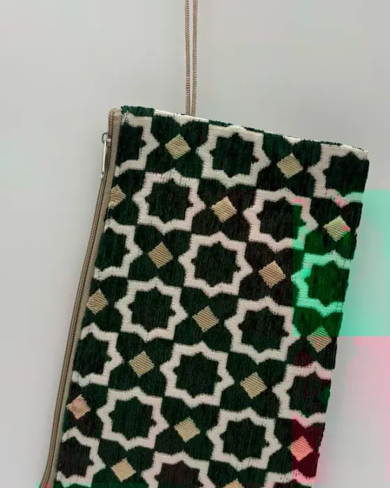 Pochette Zellij — Noir & Or
