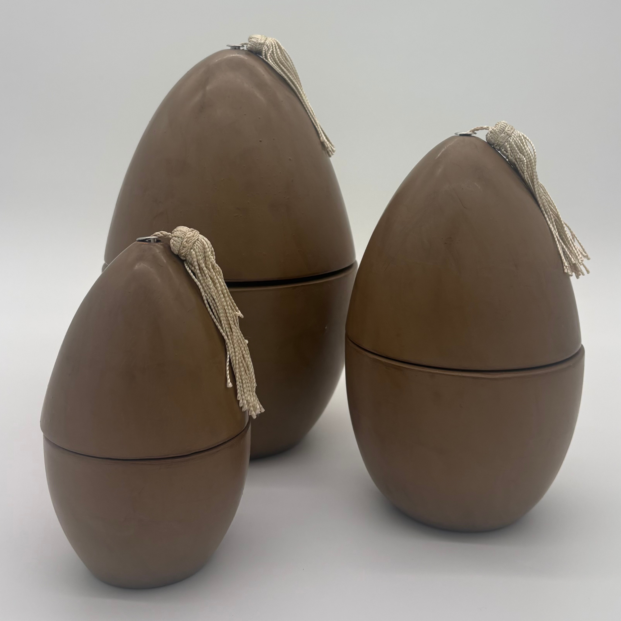Lot de 3 oeufs décoratif