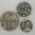 Lot de 3 assiettes design