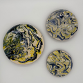 Lot de 3 assiettes design
