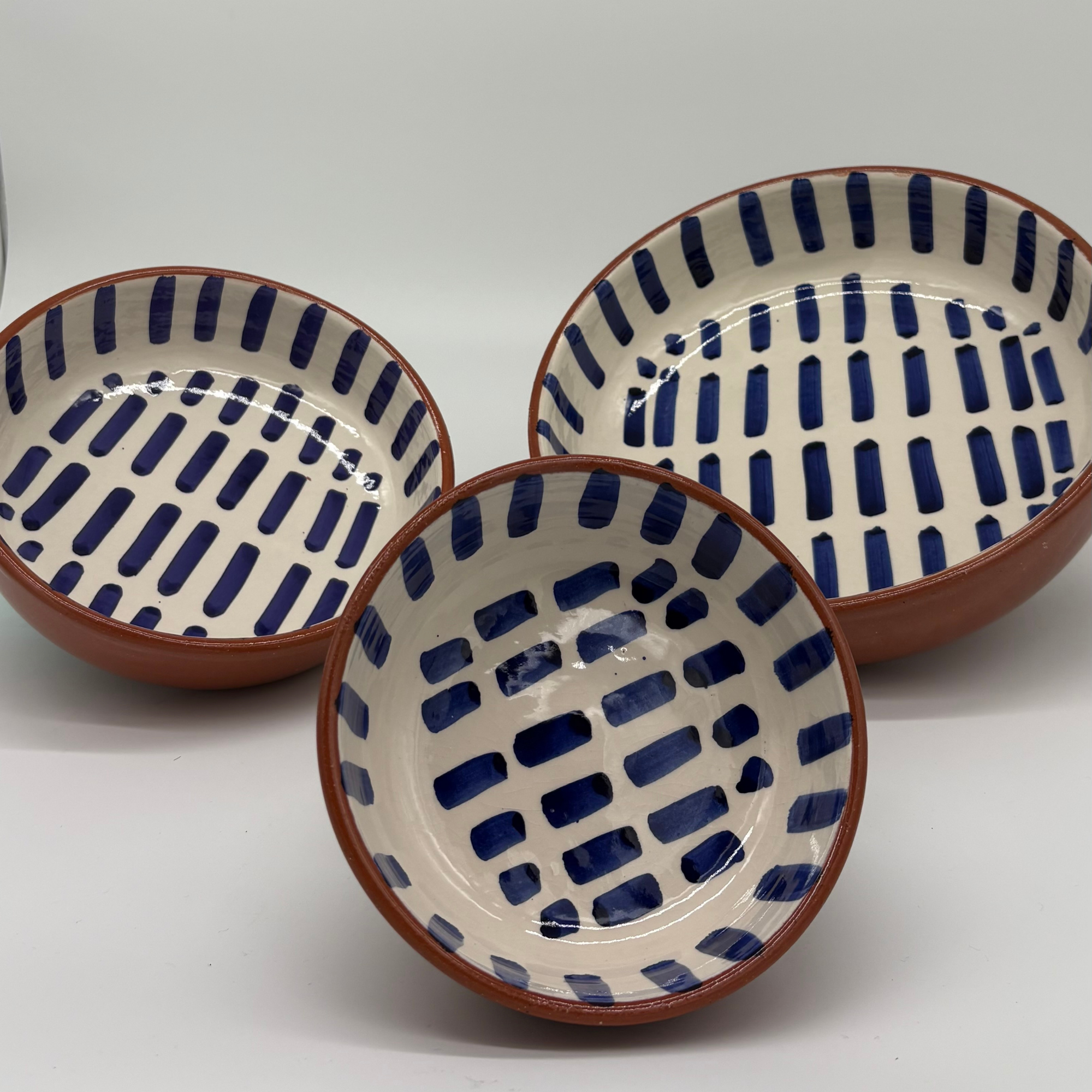 Lot de 3 assiettes creuses