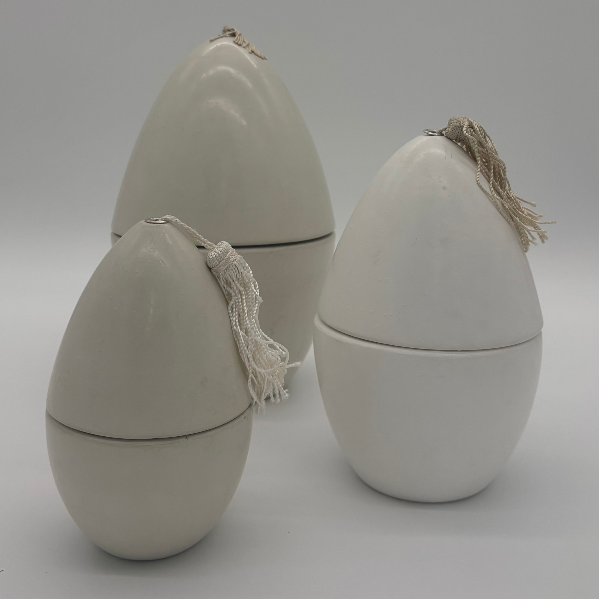 Lot de 3 oeufs décoratif